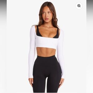 CSB Freedom Scoop Long Sleeve Crop